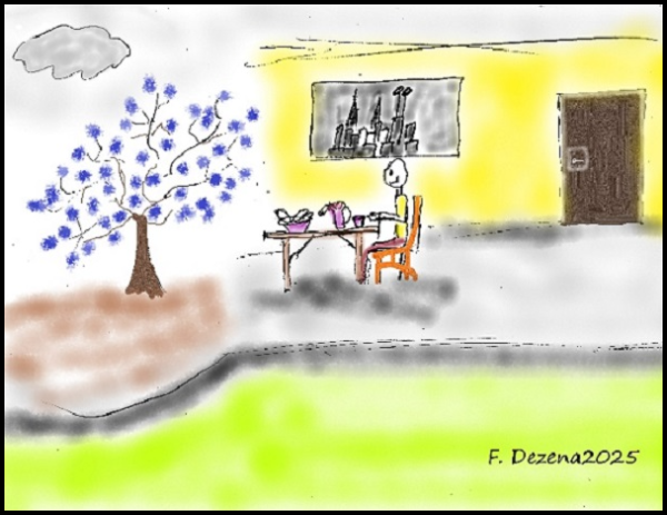 Jacarandás-mimosos - Uma crônica de Fernando Dezena sobre memória, rotina e a beleza dos jacarandás-mimosos em flor — um olhar poético sobre o cotidiano.