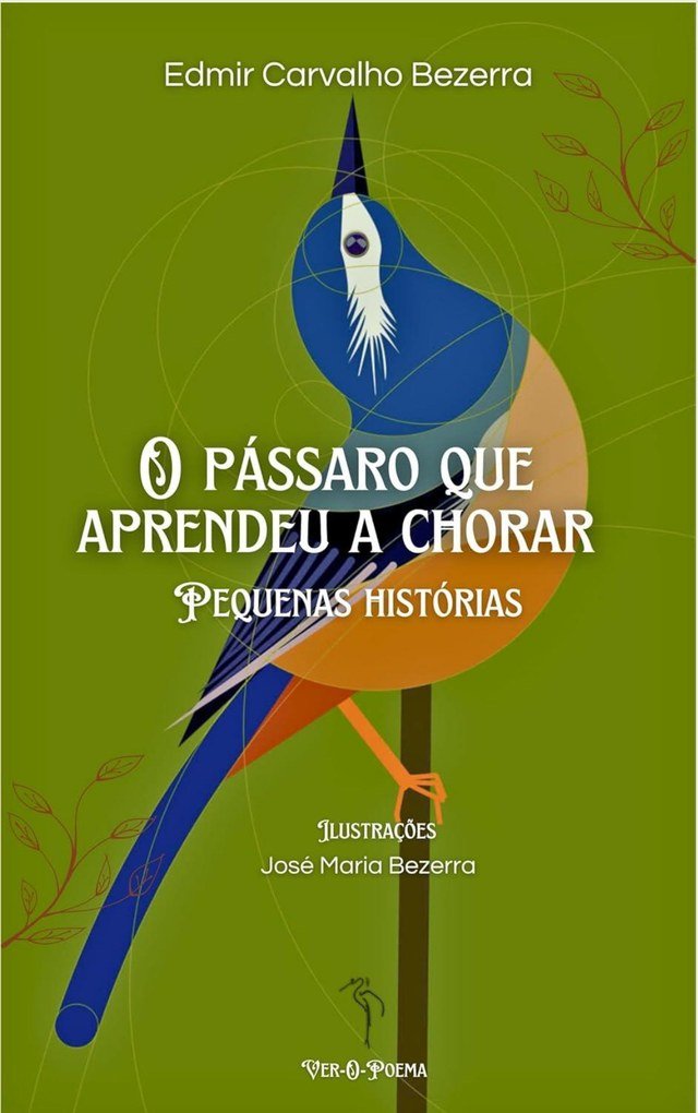 Capa do livro O Pássaro que Aprendeu a Chorar, de Edmir Carvalho Bezerra